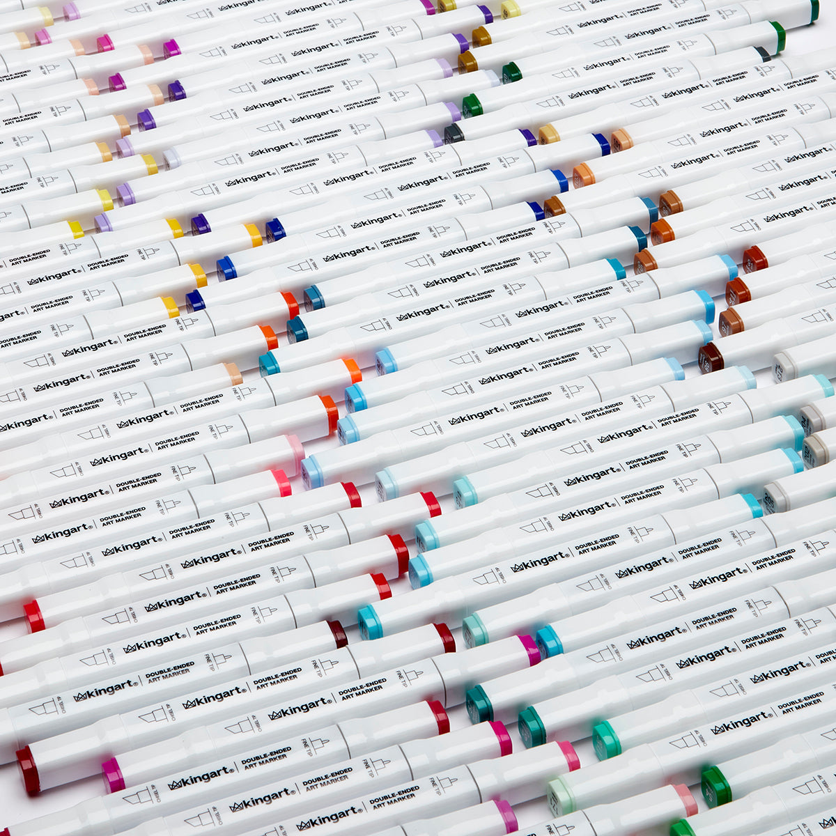 Double-Ended Alcohol Markers - 120 Colors