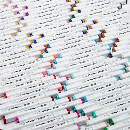 Double-Ended Alcohol Markers - 120 Colors