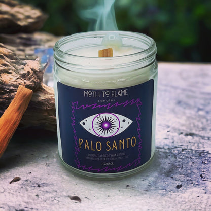 Palo Santo – 7 oz Candle Moth to Flame Candles