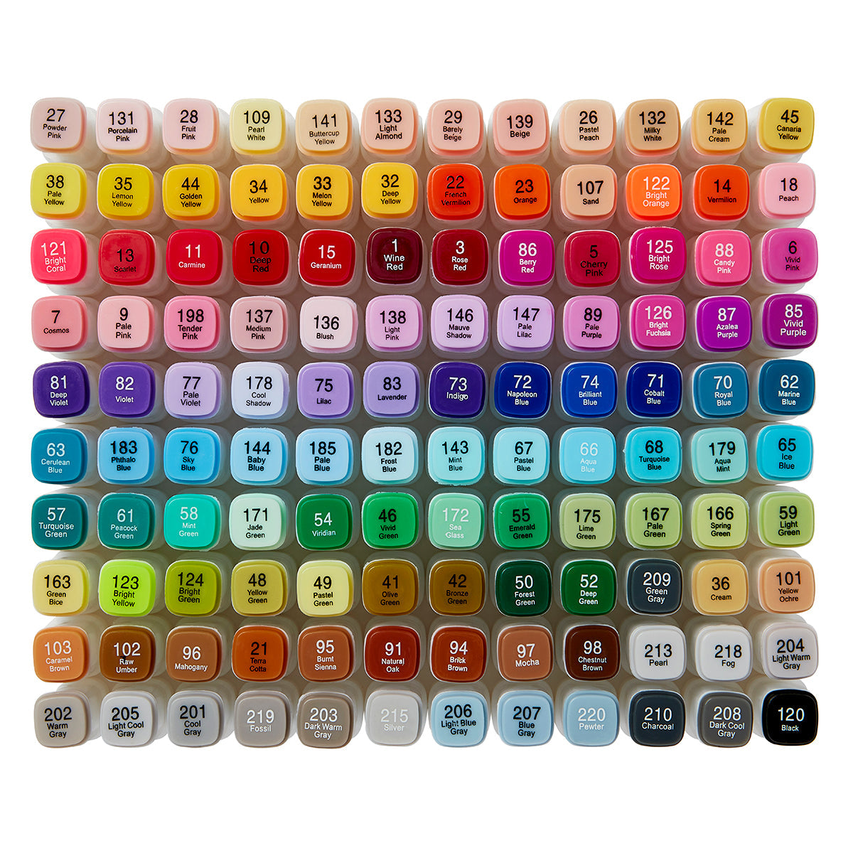 Double-Ended Alcohol Markers - 120 Colors