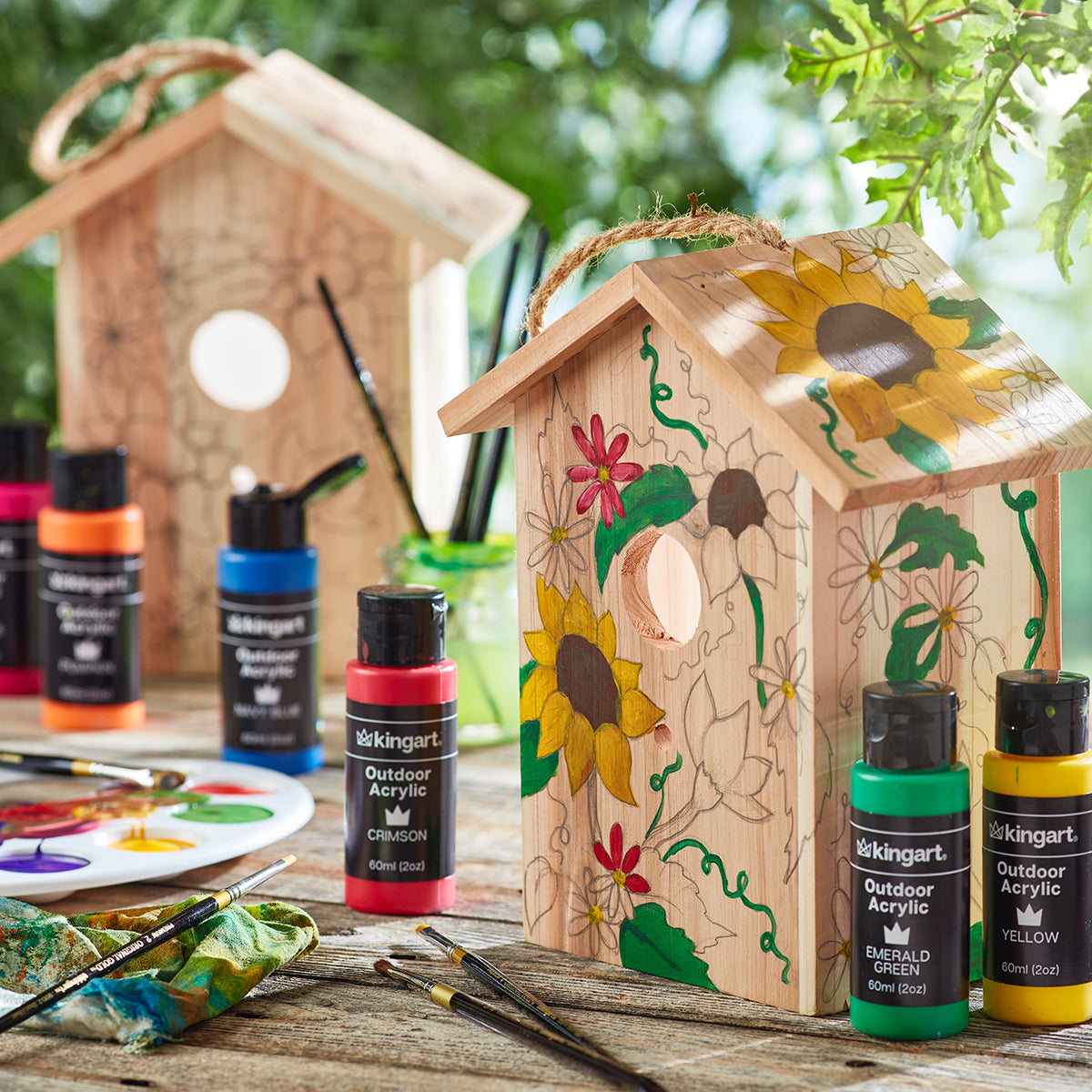 Outdoor Acrylic Paint, 20 Colors