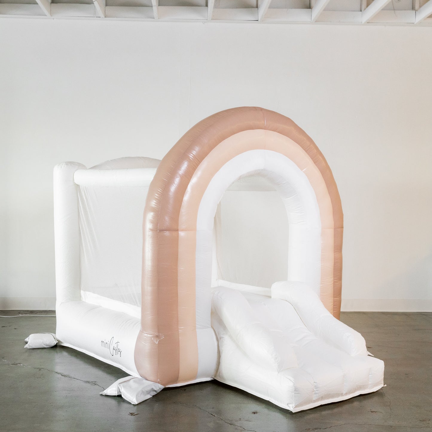 Mini Boho - Beige Rainbow Bounce House