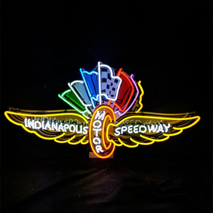 Indianapolis Motor Speedway Neon Sign Light