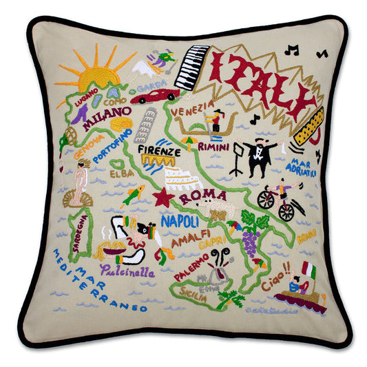 Italy Hand-Embroidered Pillow Quirks!