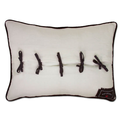 Italy Hand-Guided Machine Pillow by CatStudio Quirks!
