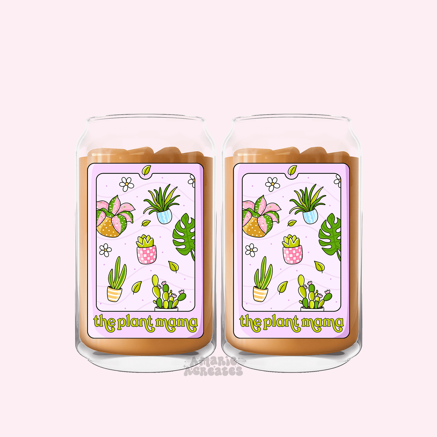 Western Vibes Glass Cup