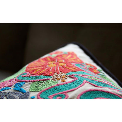 Kauai Hand-Embroidered Pillow Quirks!