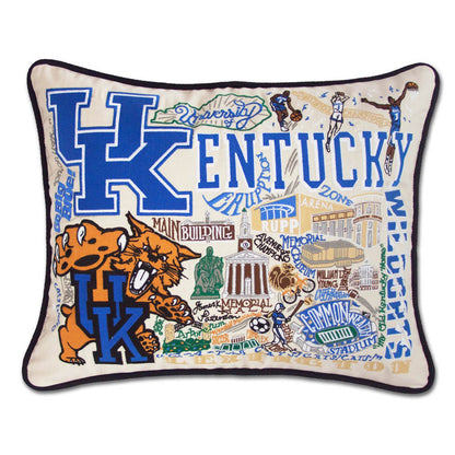 Kentucky, University of Collegiate Embroidered Pillow by CatStudio Quirks!