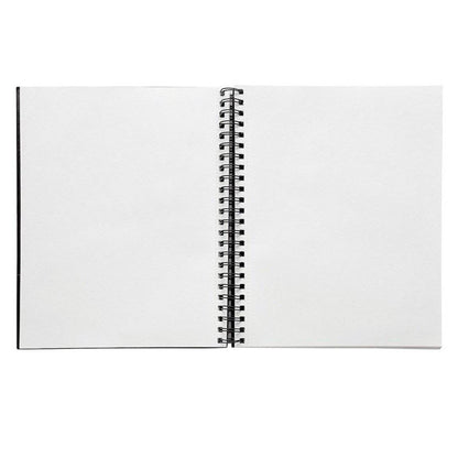 Hardcover Sketchbook - Side Spiral - 9” x 12” - 100 Pages