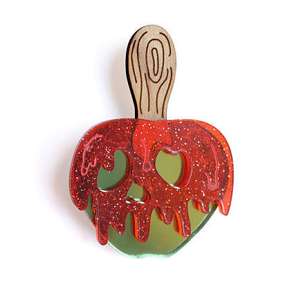 Spooky Candy Apple Brooch by Laliblue Quirks!