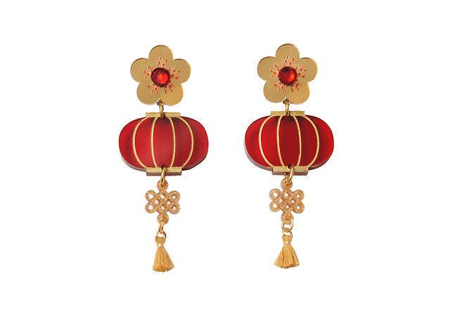 Lantern Party Earrings by Laliblue