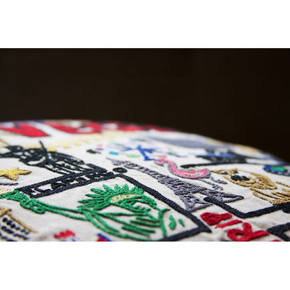 Las Vegas Hand-Embroidered Pillow Quirks!