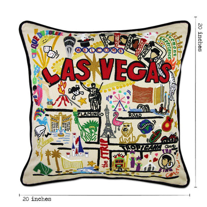 Las Vegas Hand-Embroidered Pillow Quirks!