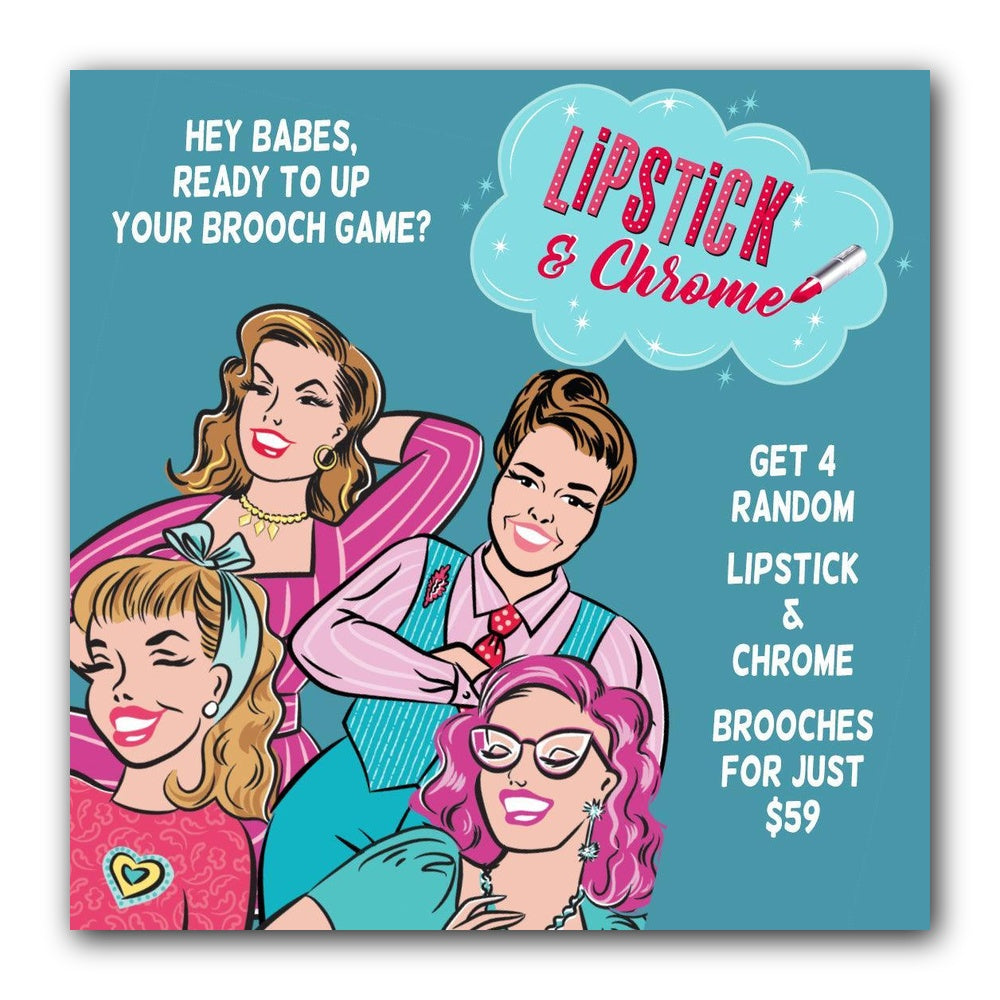 Lipstick & Chrome Blind Box 4 for $59