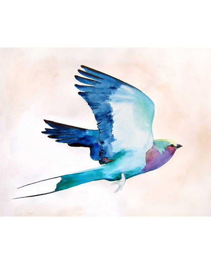 Lilac Roller Art Print – Archival Floral Wall Art