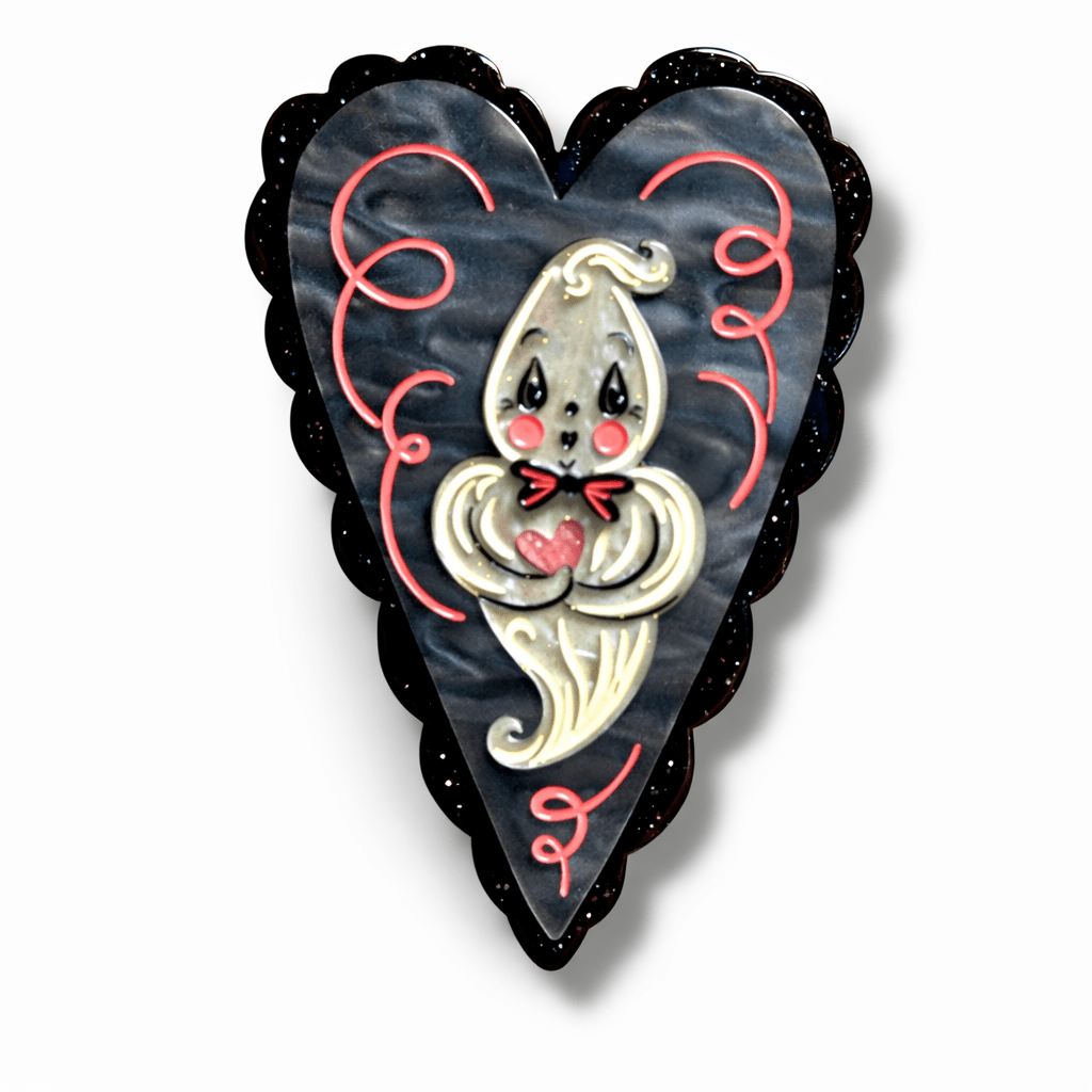 Haunted Heart Brooch by Johanna Parker x Lipstick & Chrome