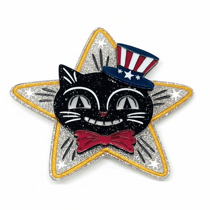 Hiss Bang Pop Brooch by Johanna Parker x Lipstick & Chrome