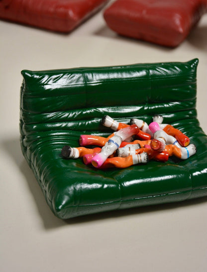 LIPSTICK-STAINED CIGARETTES - SET OF FIVE