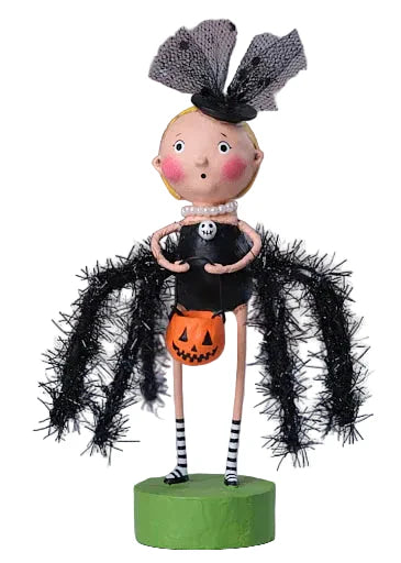 Black Widow Halloween Figurine by Lori Mitchell — 5.5-Inch Poly Resin Collectible (New 2026)