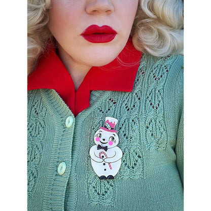 Love at Frost Sight PINK Brooch Johanna Parker x Lipstick & Chrome