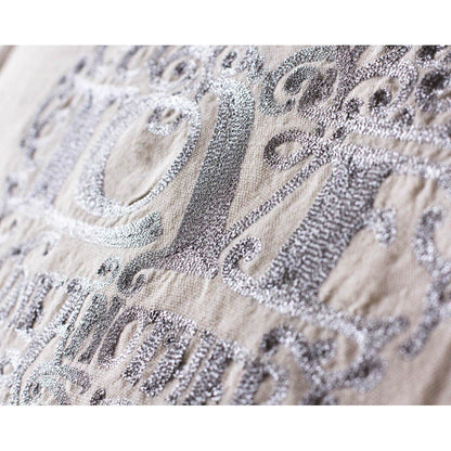 Love Heart Love Letters Hand-Embroidered Pillow - Available in Gold or Silver by CatStudio Quirks!