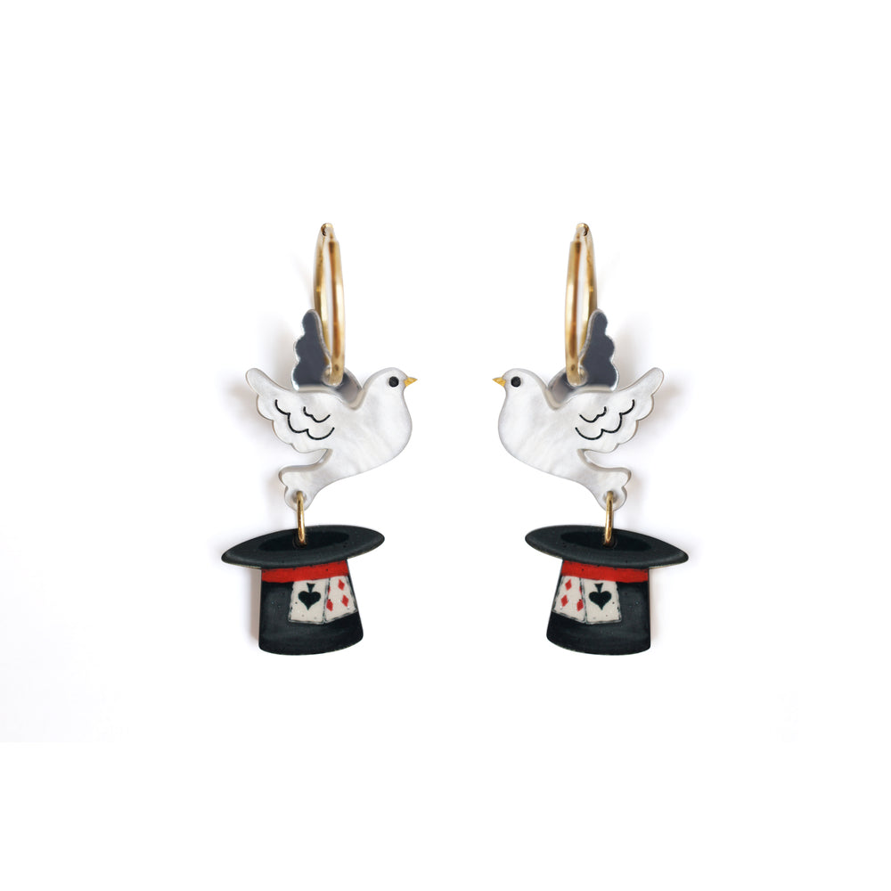 Magic Trick Earrings by Laliblue