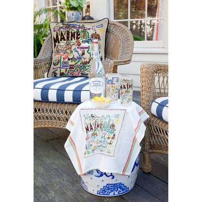 Maine Hand-Embroidered Pillow Quirks!