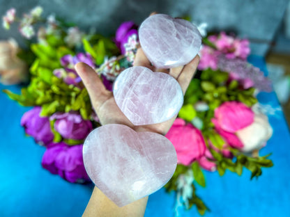 Rose Quartz Crystal Heart
