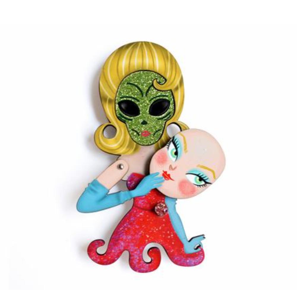 Undercover Martian Brooch by Laliblue Quirks!