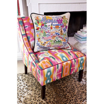 Maui Hand-Embroidered Pillow Quirks!