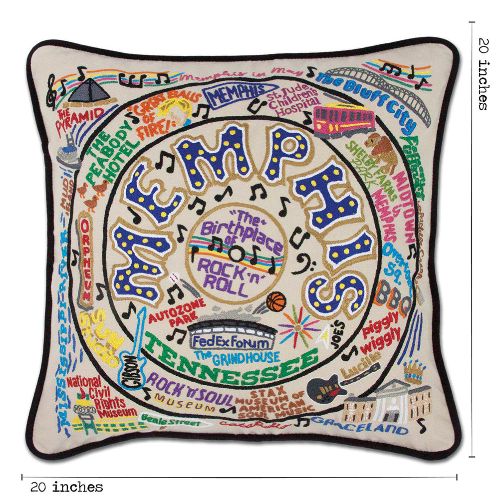 Memphis Hand-Embroidered Pillow Quirks!