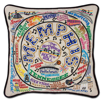 Memphis Hand-Embroidered Pillow Quirks!