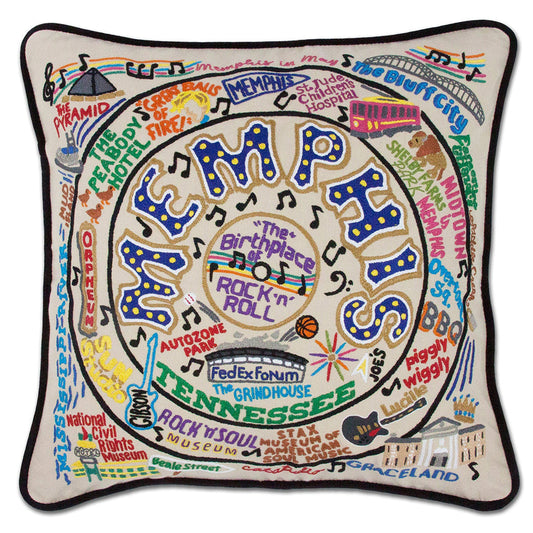 Memphis Hand-Embroidered Pillow Quirks!