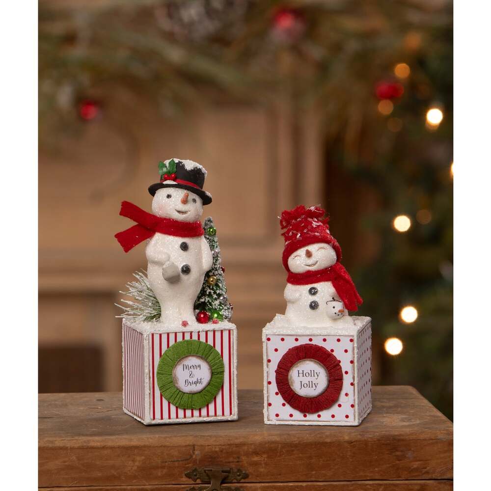 Merry & Bright Snowman by Bethany Lowe Designs