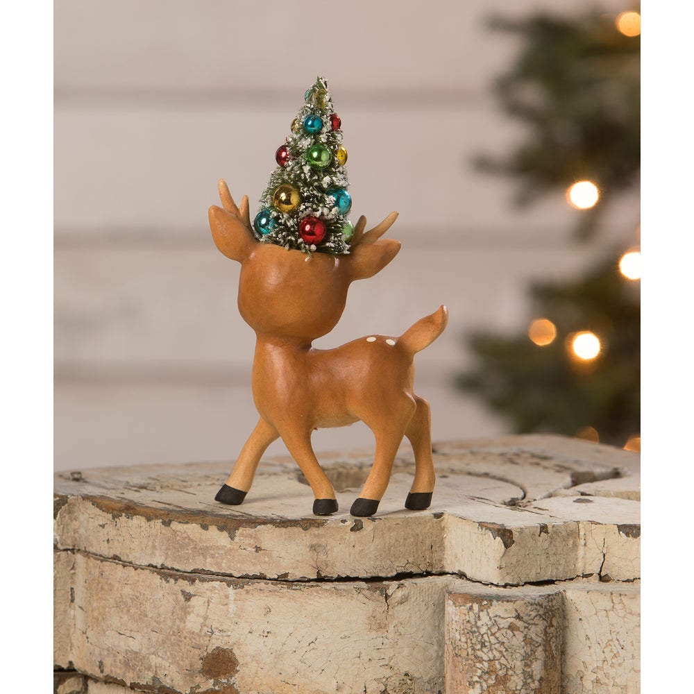 Merry & Bright Standing Reindeer by Bethany Lowe Designs Quirks!