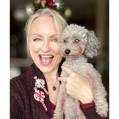 Singing Merrymint Brooch by Johanna Parker x Lipstick & Chrome
