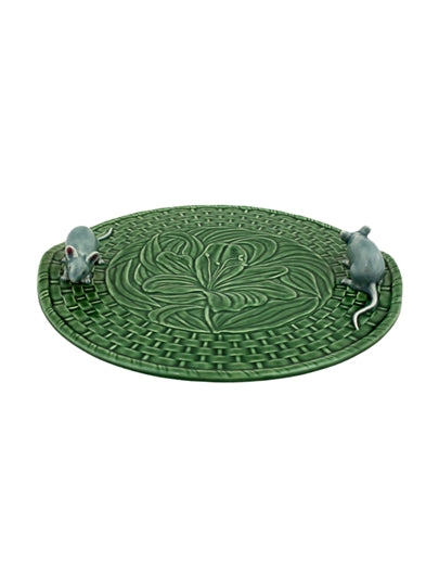 Cheese Plate with Mice motifs