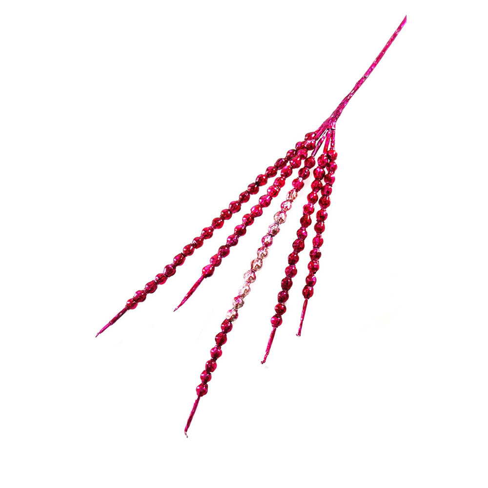 Mid Century Beaded Spray - Fucshia Quirks!