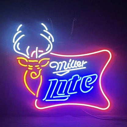 Miller Lite Deer Neon Signs Neon Signs Land