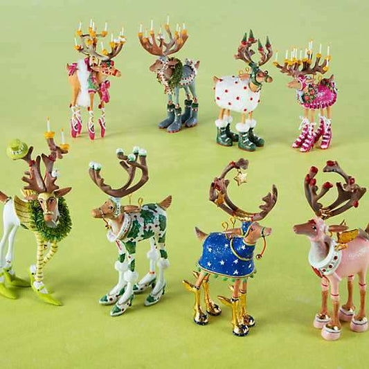 Dash Away Vixen Reindeer Ornament by Patience Brewster