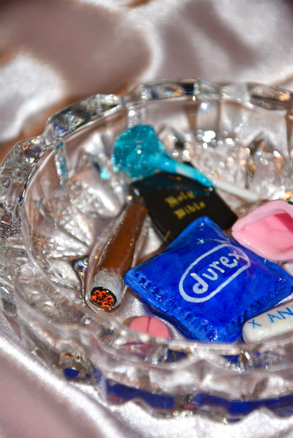 mini FORGIVE ME FATHER, FOR I HAVE SINNED ASHTRAY