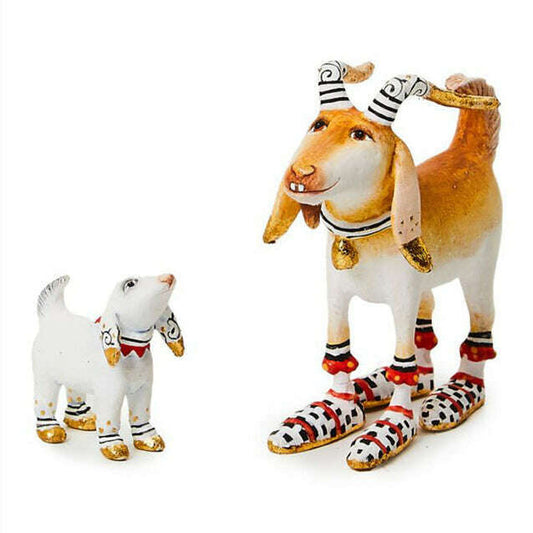 Mini Nativity Nathan & Noel Goat Figures by Patience Brewster *NEW ADDITION