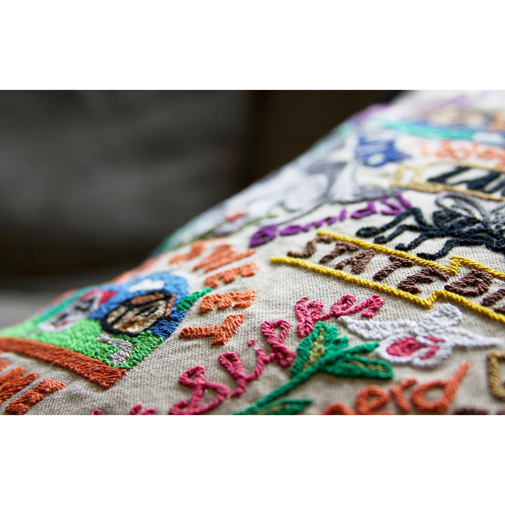 Minnesota Hand-Embroidered Pillow Quirks!