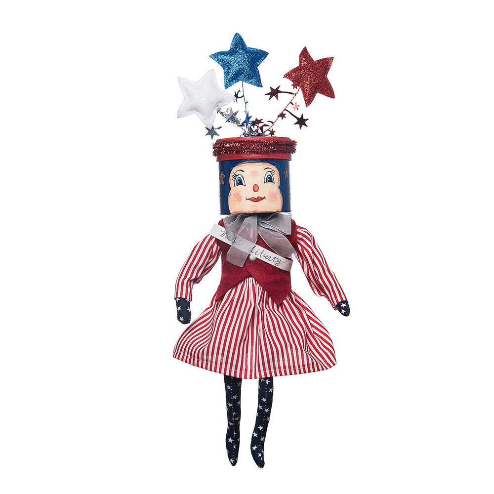 Miss Liberty Gathered Traditions Art Doll by Joe Spencer Quirks!