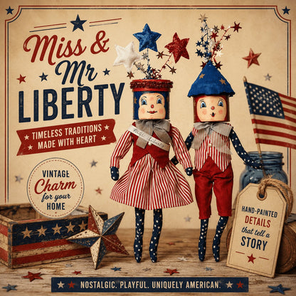 Mister Liberty Gathered Traditions Art Doll by Joe Spencer