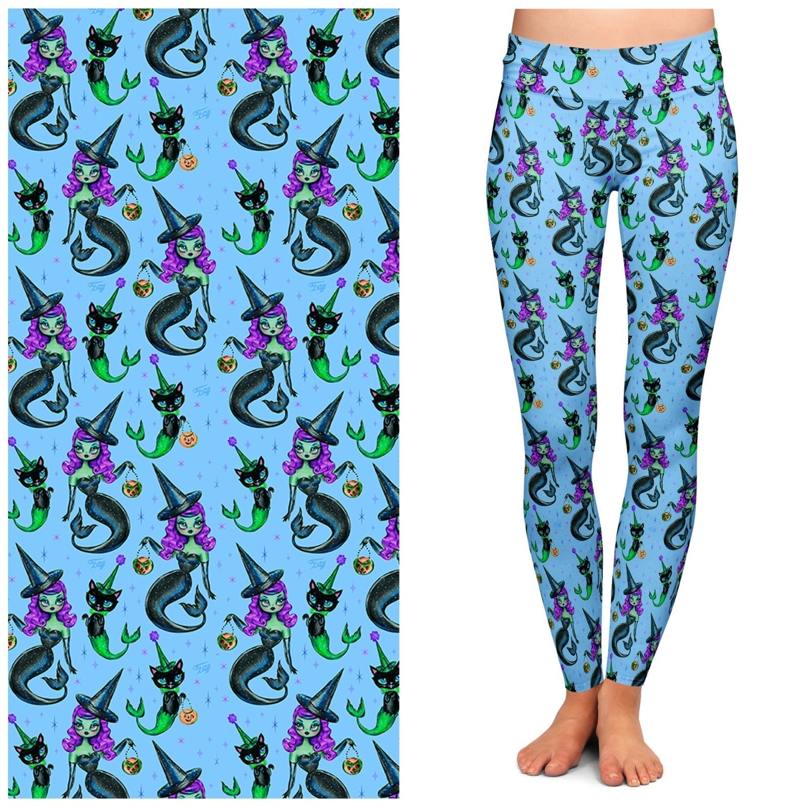 MerWitch & Her MerCat Leggings by Miss Fluff x Lipstick & Chrome TC2 Quirks!