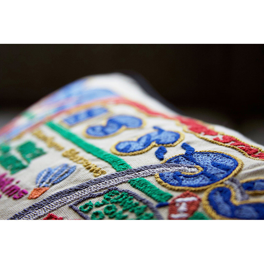 Missouri Hand-Embroidered Pillow Quirks!