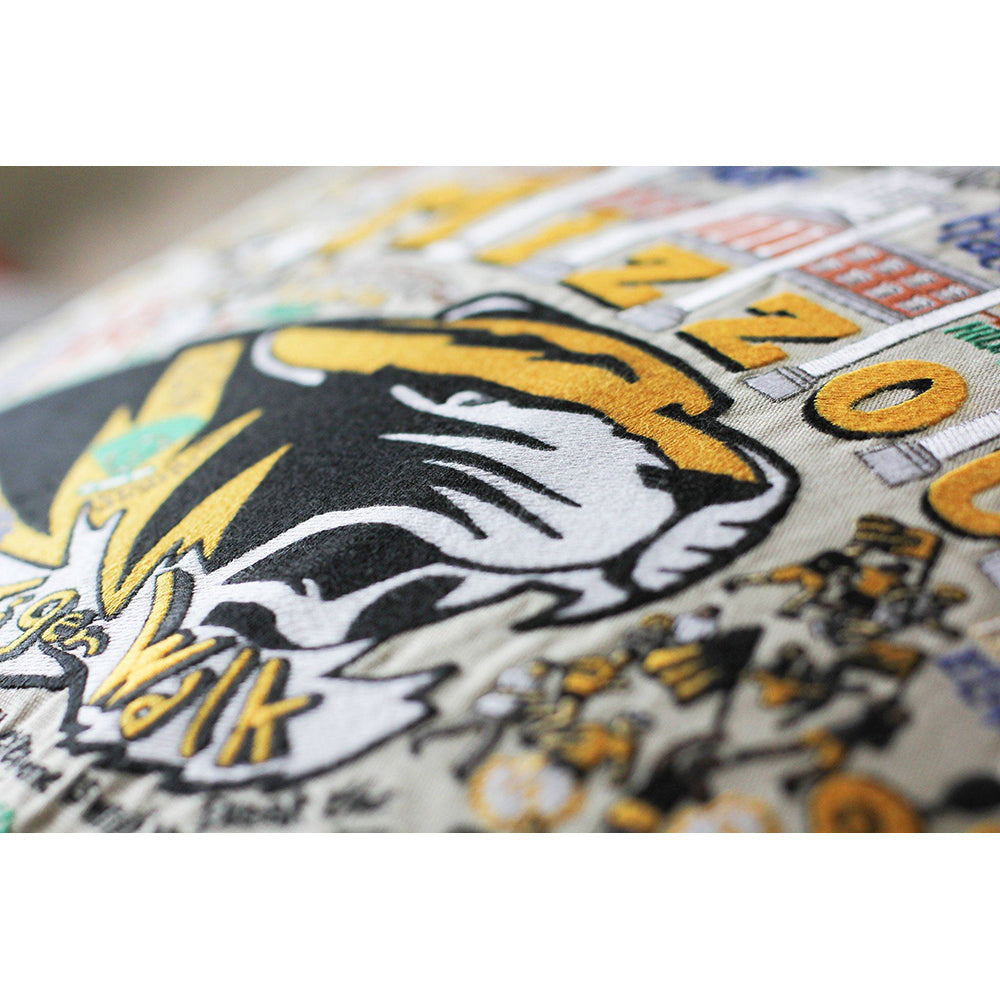 Missouri, University of (Mizzou) Collegiate Hand-Embroidered Pillow Quirks!