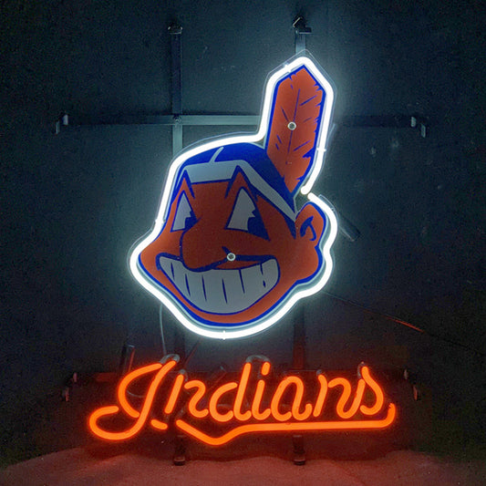 Cleveland Indians Sport Logo Neon Signs Neon Signs Land