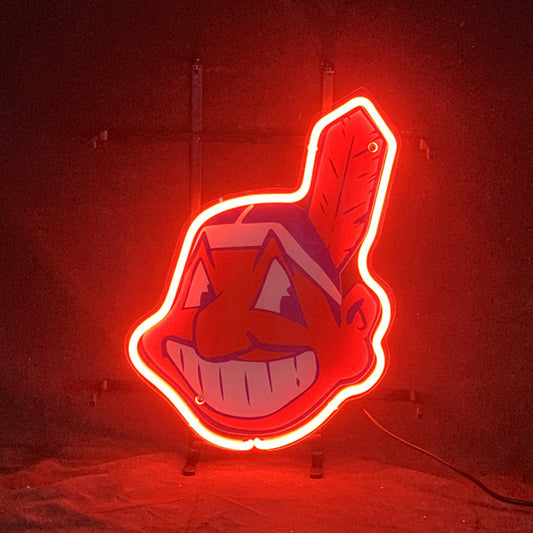 MLB Cleveland Indians Neon Sign Light Neon Signs Land